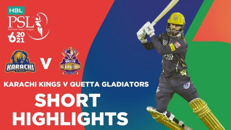 KK vs QG Match 1 Highlights PSL 6 2021